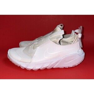 NWOB Unisex Nike Flex Runner 2 White Slip On Sneakers - Size 4Y - DJ6038-100